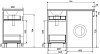 Мебель для ванной Эстет Dallas Luxe 115 напольная, 2 ящика, L