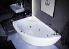 Акриловая ванна Акватек Аякс 2 170x110 L, с каркасом, фронтальным экраном, сливом-переливом
