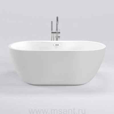 Ванна акриловая Comforty белая BA111W 165.5x75 см