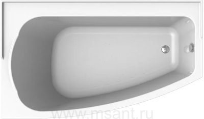 Акриловая ванна Radomir Орегона 170x100 L, с опорной рамой