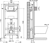 Система инсталляции для унитазов OLI Oli 120 OLIPure 880780 Sanitarblok mechanic