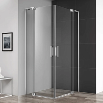 Душевой уголок Cezares Slider AH 2 90/100-100/110 C Cr профиль хром, стекло прозрачное