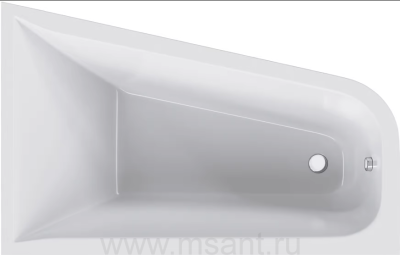 Акриловая ванна AM.PM Spirit V2.0 160x100 R W72A-160R100W-A2