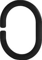 Крючок для шторы IDDIS RID013P черный