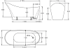 Акриловая ванна BelBagno BB64-1700 170x70