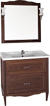 Мебель для ванной ASB-Woodline Римини Nuovo 80 антикварный орех