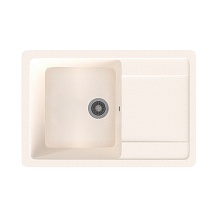 Мойкa MIXLINE ML-GMS15 СТАНДАРТ с крылом, белый (331), 640*505*185мм