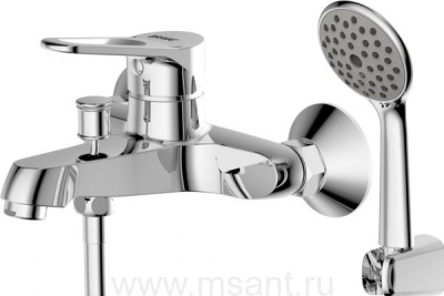 Смеситель для ванны короткий излив Bravat F693158C-B