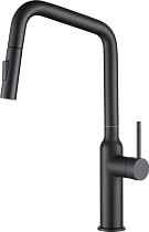 Смеситель Timo Saona 2386/03FL для кухонной мойки, черный