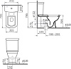 Унитаз-компакт VitrA Serenada 9722B003-7203