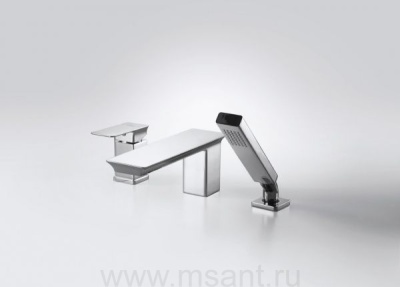 Смеситель Bravat Phillis F556101C-2-ENG на борт ванны