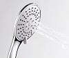 Душевая кабина DOMANI-SPA Delight Slim 110 низкий поддон черная стеклянная задняя панель тонированное стекло 1000*1000*2180