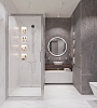 Столешница с раковиной Duravit 100, дуб карпентер, без отверстий, с раковиной Duravit Cape Cod, 40, белая