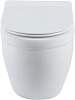Унитаз подвесной Aquanet Rimless Glide-W CL-11042 Крышка-сиденье SoftClose Aquanet Slimseat