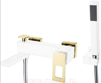 Смеситель Boheme Q 143-WG для ванны с душем