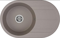 Мойка кухонная AQUATON Амира серый шелк
