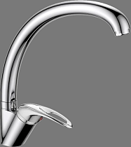 Смеситель для кухни Haiba HB4115-2 крепление на гайке