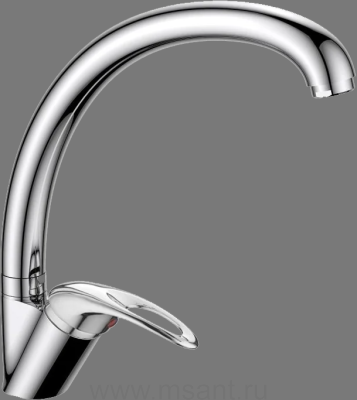 Смеситель для кухни Haiba HB4115-2 крепление на гайке