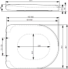 Унитаз подвесной Toto NC CW762Y безободковый Tornado Flush , белый