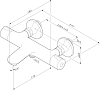 Термостатический смеситель AM.PM Like F8050000 для ванны с душем