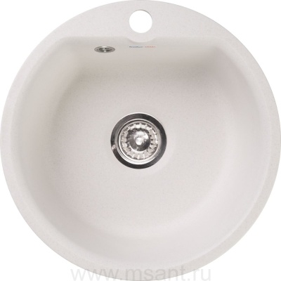 Мойка кухонная GranFest Smart SM 435 белый