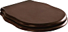 Унитаз приставной ArtCeram Hermitage HEV005 01 крышка орех, с микролифтом, петли бронза