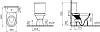 Унитаз-компакт Norm Fit Duroplast 9844B099-7205 крышка дюропласт с микролифтом