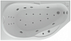 Акриловая ванна Акватек Таурус 170x100 L, с каркасом, фронтальным экраном, сливом-переливом
