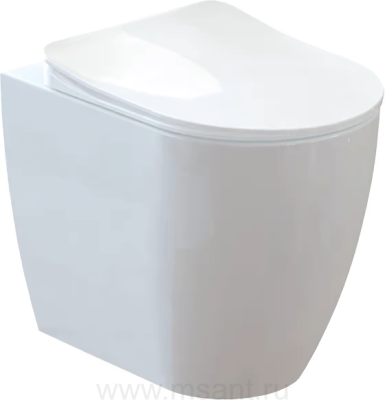 Унитаз приставной Creavit Free FE350-11CB00E-0000