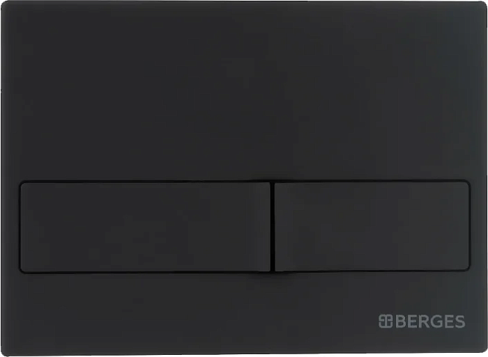 Кнопка смыва Berges Novum L5 чёрный, матовый
