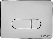 Кнопка смыва Berges Novum D3 хром, глянец