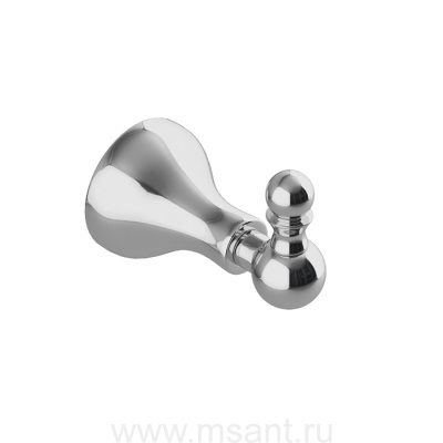 Крючок одинарный, сплав металлов, Retro, IDDIS, RETSS10i41