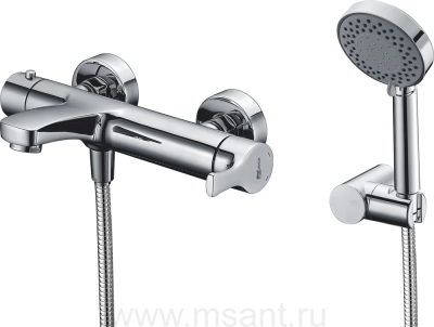 Смеситель Wasserkraft Berkel 4801 для ванны с душем