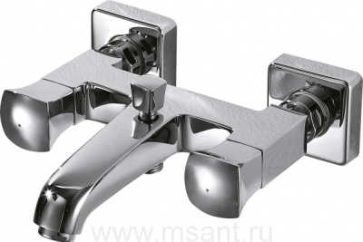 Смеситель для ванны короткий излив Bravat F678112C-01