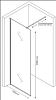 Душевая перегородка Berges Sky Black 064010 100x200, профиль черный