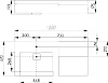 Мебель для ванной AQUATON Сакура 100 L, ольха наварра, белая