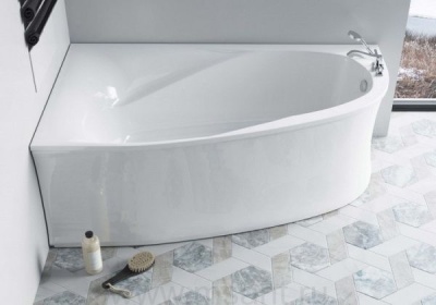 Ванна из искусственного камня Астра-Форм Селена пустая, литой мрамор, L 170х100