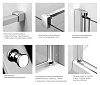 Душевой уголок Radaway EOS KDD-B 100x100 прозрачное стекло