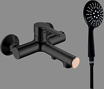 Смеситель для ванны с душем Haiba HB60652-7 черный