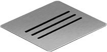 Декоративная решетка Radaway Kyntos Grid steel