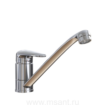 Смеситель для кухни 40k MIXLINE ML08-03 б/отв п/шпильку (без подводки)