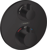 Термостат Hansgrohe Ecostat S 15758670 для душа, матовый черный