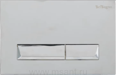 Кнопка смыва BelBagno Marmi BB010-MR-CHROME хром глянцевый