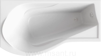 Акриловая ванна BAS Капри 170x80 L на каркасе