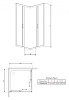 Душевой уголок Radaway Premium Plus D 80x120x190 прозрачное стекло