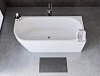 Акриловая ванна Aquanet Family Elegant B 180x80 3806N Matt Finish (панель Black matte)
