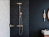 Душевая стойка Hansgrohe Raindance Select S 240 1jet 27633140 Showerpipe, шлифованная бронза
