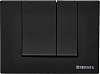 Комплект Berges NOVUM525, кнопка S5 Soft Touch черная унитаз Floe Rimless, сидение Floe Slim SO