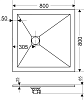 Поддон для душа RGW Stone Tray ST-0088G 80х80