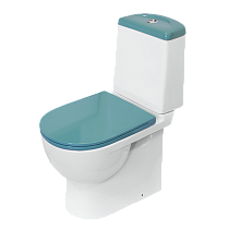 Унитаз-компакт SANITA LUXE Best Comfort Бирюзовый S1